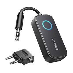 UGREEN CM671 Bluetooth 5.3 adó/vevő adapter + repülőgépes adapter