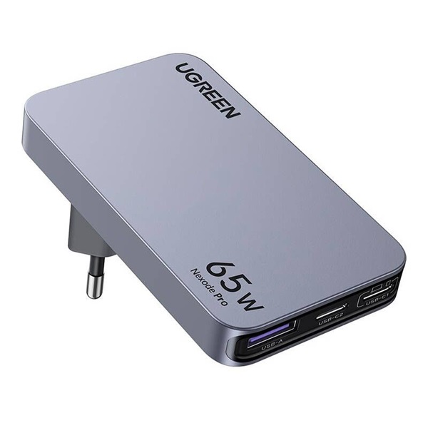 UGREEN Nexode Pro 65W GaN 2xUSB-C szürke hálózati töltő