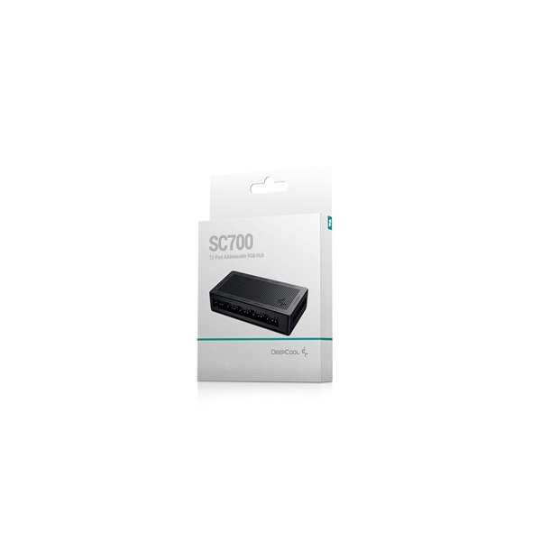 USB DeepCool SC700 - 12portos ARGB hub - R-SC700-BKNSNN-G