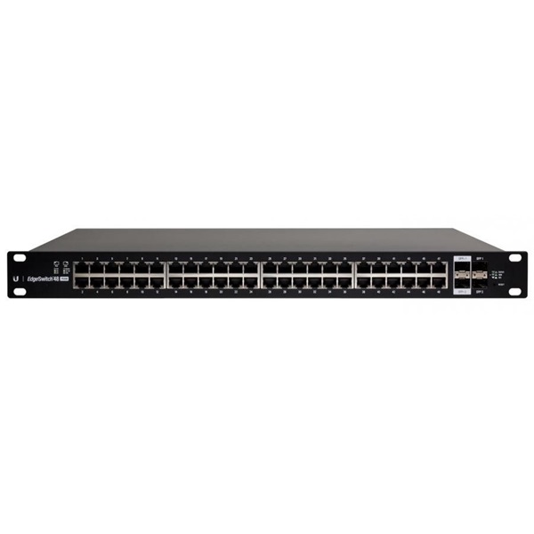 Ubiquiti EdgeSwitch 48xGigabit Ethernet port, 2xSFP, 2xSFP+ port, PoE+, 19" Rackmount, 500W