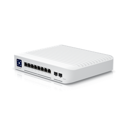 Ubiquiti UniFi USW-Enterprise-8-PoE 8x 2.5GbE Multi-Gigabit PoE LAN 2xSFP+ port L3 menedzselhető switch