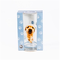 Üditős pohár, Golden Retriever