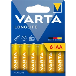 VARTA 4106101736 Longlife AA ceruzaelem 6db/bliszter