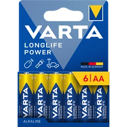VARTA 4906121746 Longlife Power AA ceruzaelem 6db/bliszter