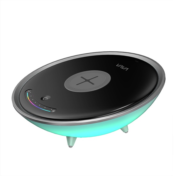 VAVA VA-CL005 fehér LED lámpa, vezeték nélküli töltővel