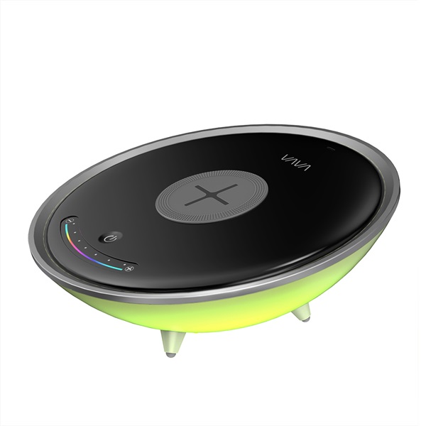 VAVA VA-CL005 fehér LED lámpa, vezeték nélküli töltővel