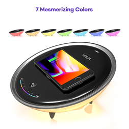 VAVA VA-CL005 fehér LED lámpa, vezeték nélküli töltővel