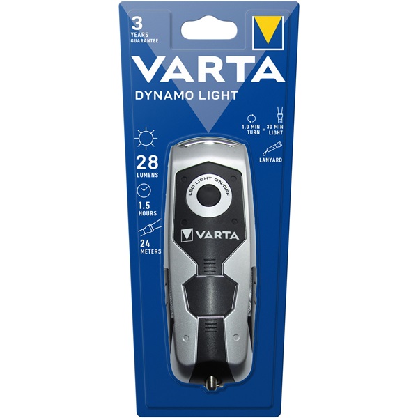 Varta 17680101401 DYNAMO dinamós LED elemlámpa (Újszerű)