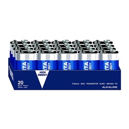 VARTA 4022211111 Industrial 9V (6LR61) alkáli elem 20db/csomag