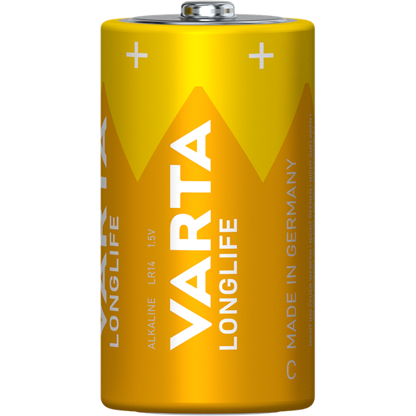VARTA 4114101422 Longlife C (LR14) baby elem 2db/csomag (műanyagmentes csomagolás)