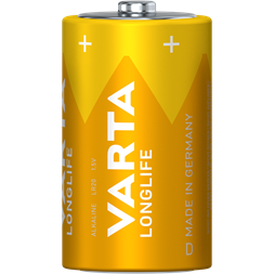 VARTA 4120101422 Longlife D (LR20) góliát elem 2db/csomag (műanyagmentes csomagolás)