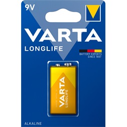 Varta 4122101411 Longlife alkáli 9V elem 1db/bliszter