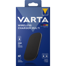 Varta 57906101111 Wireless Charger Multi vezeték nélküli dupla gyorstöltő