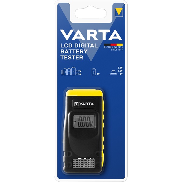 VARTA 891101401 LCD digitális elemteszter