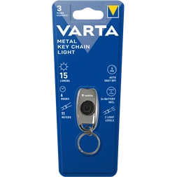 Varta METAL KEY CHAIN LIGHT elemlámpa