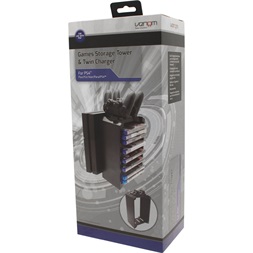 Venom VS2736 PS4 fekete játék tartó és töltő állvány