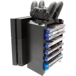 Venom VS2736 PS4 fekete játék tartó és töltő állvány