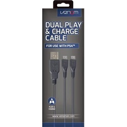 Venom VS2794 Dual Play & Charge PS4 3m Micro-USB fekete töltőkábel
