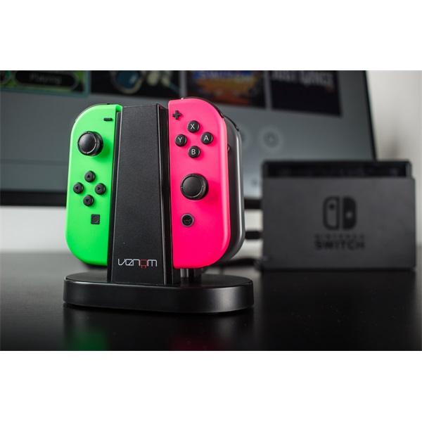 Venom VS4796 Nintendo Switch Joy-Con kontroller fekete töltőállomás