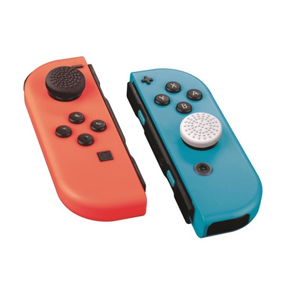 Venom VS4930 Nintendo Switch kontrollerhez fekete-fehér hüvelykujj csúszásgátló (4db)