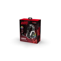 Ventaris H900 RGB 7.1 fekete-ezüst gamer headset (Újracsomagolt)