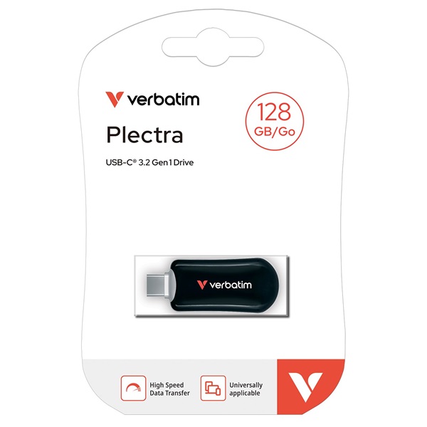 Verbatim 30225 128GB USB-C Plectra Flash Drive