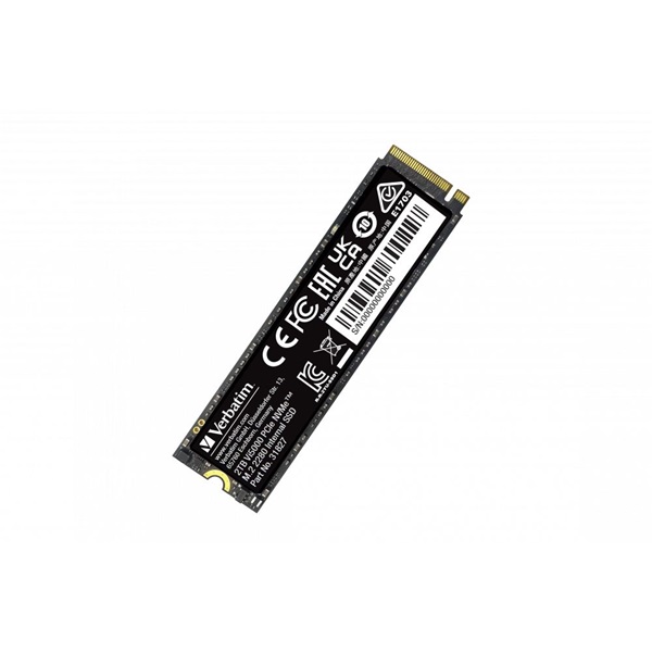 Verbatim 31827 Vi5000 2TB Internal PCIe NVMe M.2 fekete SSD