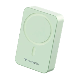 Verbatim 32224 Charge n Go Essentials 20000mAh zöld vezeték nélküli mágneses powerbank
