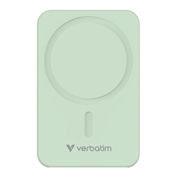 Verbatim 32224 Charge n Go Essentials 20000mAh zöld vezeték nélküli mágneses powerbank