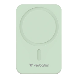 Verbatim 32224 Charge n Go Essentials 20000mAh zöld vezeték nélküli mágneses powerbank