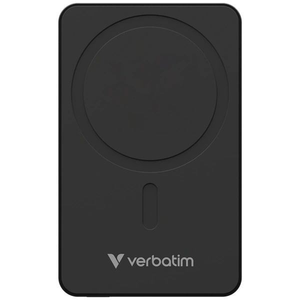 Verbatim 32227 Charge n Go Essentials 10000mAh fekete vezeték nélküli mágneses powerbank