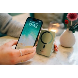 Verbatim 32259 Charge n Go 10000mAh zöld vezeték nélküli kitámasztható mágneses powerbank