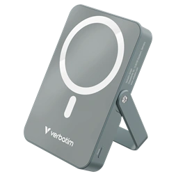 Verbatim 32268 Charge n Go 10000mAh szürke vezeték nélküli kitámasztható mágneses powerbank