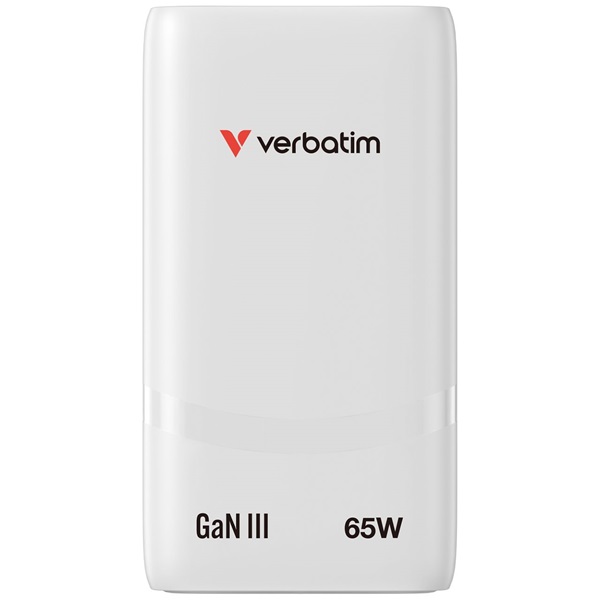 Verbatim 32355 Fold n Go 65W fehér GaN hálózati töltő