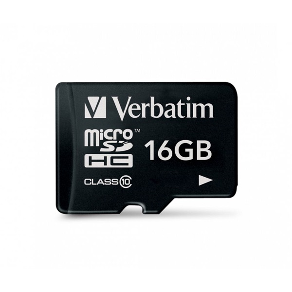 Verbatim 44010 SDHC 16GB U1 Class 10 micro memóriakártya