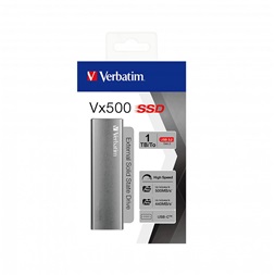 Verbatim 47444 Vx500 1TB USB 3.1 Gen2 szürke külső SSD