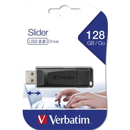 Verbatim 49328 PIN STRIPE 128GB USB 2.0 fekete Flash Drive