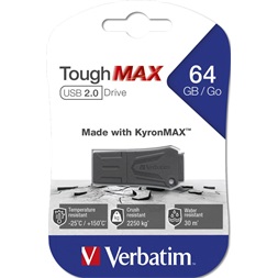 Verbatim 49332 ToughMAX 64GB USB 2.0 Flash Drive