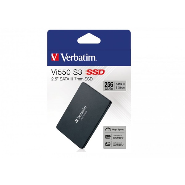 Verbatim 49351 Vi550 S3 256GB SATA3 2.5" SSD