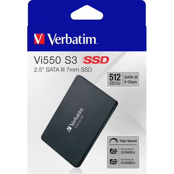 Verbatim 49352 Vi550 S3 512GB SATA3 2.5" SSD