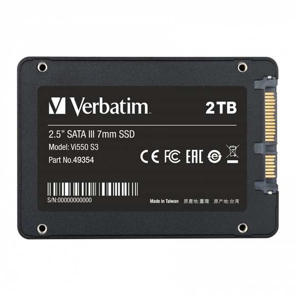 Verbatim 49354 Vi550 S3 2TB SATA3 2.5" SSD