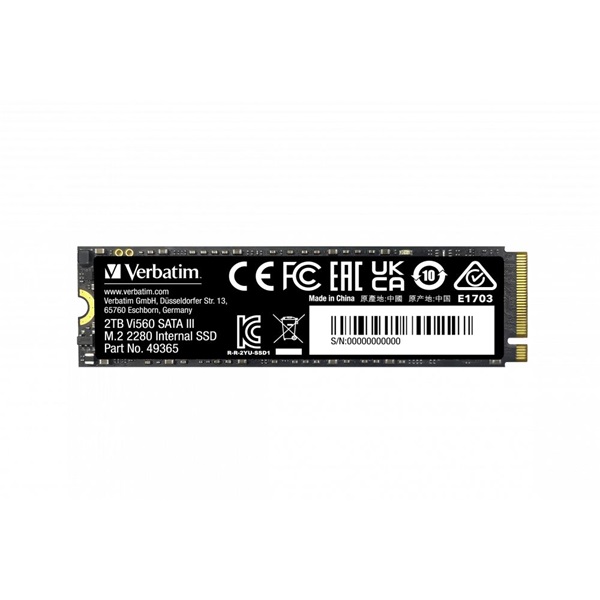 Verbatim 49365 Vi560 S3 2TB SATA3 M.2 2280 SSD