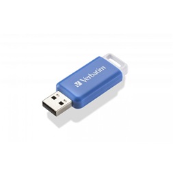 Verbatim 49455 DataBar 64GB USB 2.0 kék Flash Drive