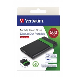 Verbatim 53111 Certified Refurbished 500GB USB 3.2 Gen 1 külső winchester
