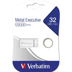 Verbatim 98749 Metal Executive 32GB USB 2.0 ezüst Flash Drive