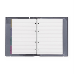 Verde A5 4 gyűrűs 3x30 vegyes lappal tégla gyűrűs mappa