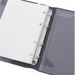 Verde A5 4 gyűrűs 3x30 vegyes lappal tégla gyűrűs mappa