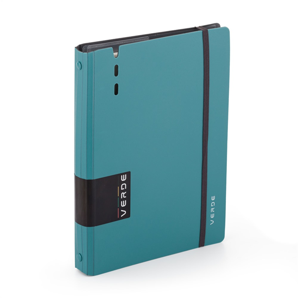 Verde A5 4 gyűrűs 3x30 vegyes lappal türkiz gyűrűs mappa