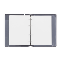 Verde A5 4 gyűrűs 3x30 vegyes lappal türkiz gyűrűs mappa