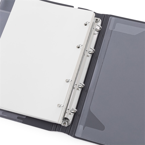 Verde A5 4 gyűrűs 3x30 vegyes lappal türkiz gyűrűs mappa